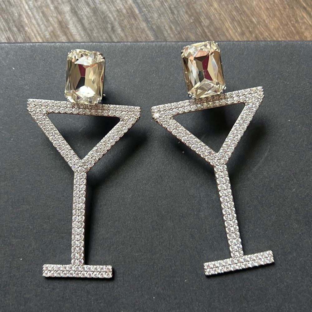 Martini Glass Earrings
